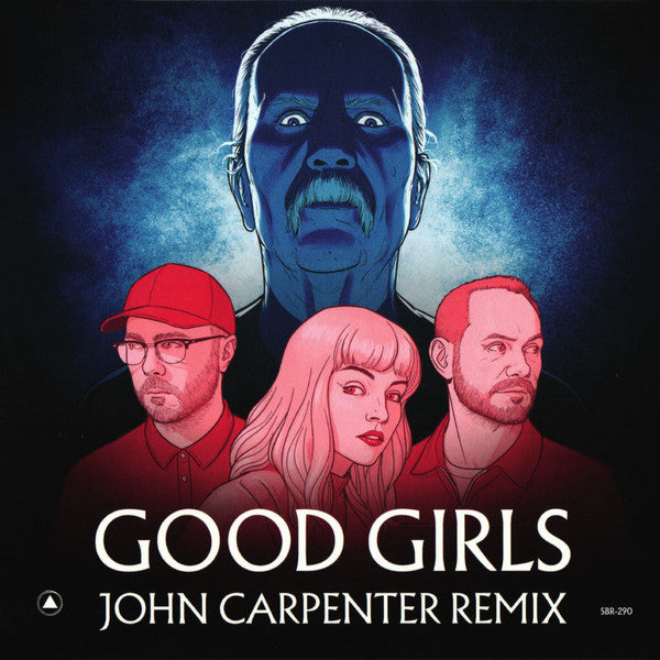 Chvrches, John Carpenter – Good Girls (John Carpenter Remix) b/w Turning The Bones (CHVRCHES Remix) [7", 45 RPM, Single, Limited Edition, Blue And Pink Marble Vinyl] (Usado)