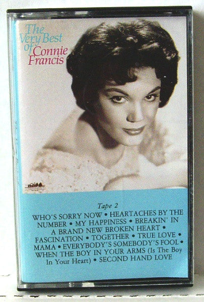 Connie Francis – The Very Best Of Connie Francis Tape 2 [Cassette] (Usado)