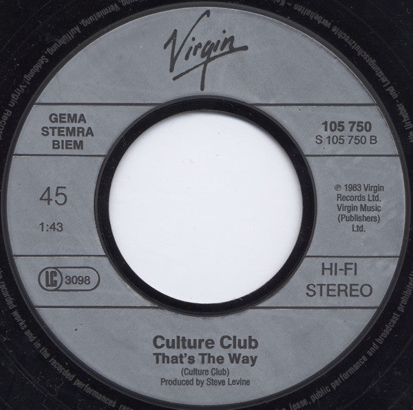 Culture Club – Karma Chameleon [7" 45 RPM Single] (Usado)