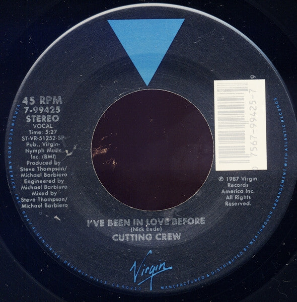 Cutting Crew – I've Been In Love Before [7" 45 RPM Single] (Usado)