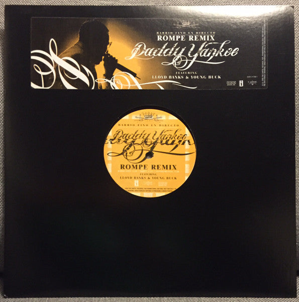 Daddy Yankee Featuring Lloyd Banks & Young Buck – Rompe (Remix) [Maxi Single 12" Promo](Usado)