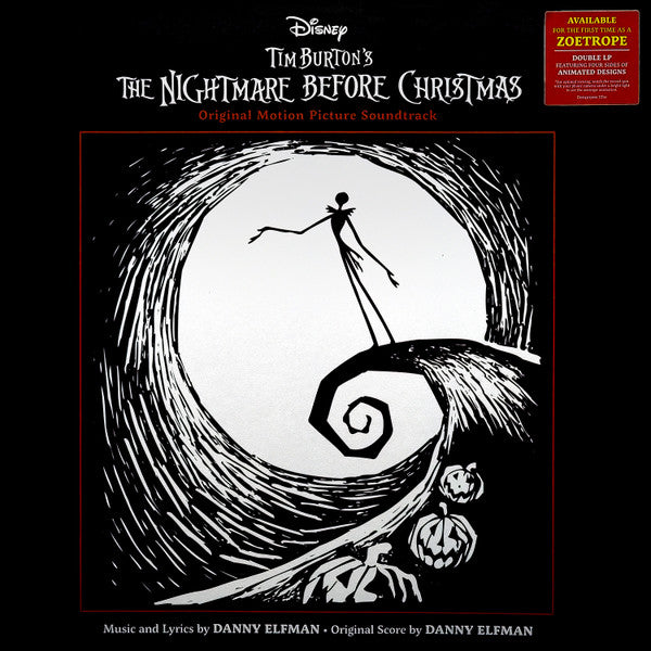 Danny Elfman – Tim Burton's The Nightmare Before Christmas (Original Motion Picture Soundtrack) [Zoetrope Vinyl] (Usado)
