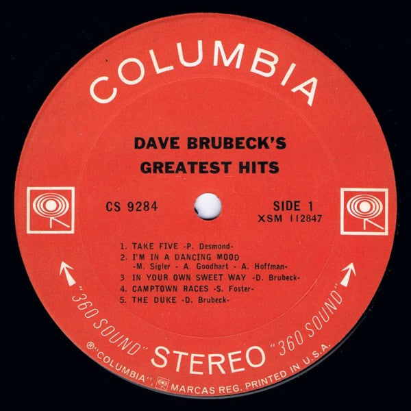 Dave Brubeck – Dave Brubeck's Greatest Hits (Usado)