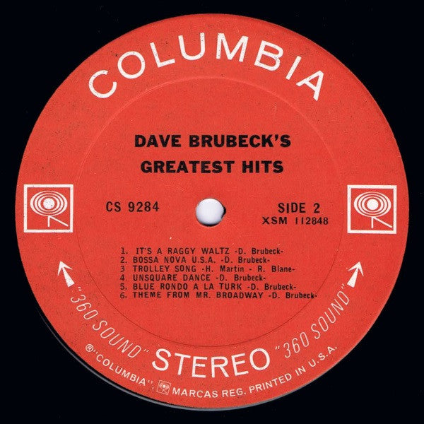 Dave Brubeck – Dave Brubeck's Greatest Hits (Usado)
