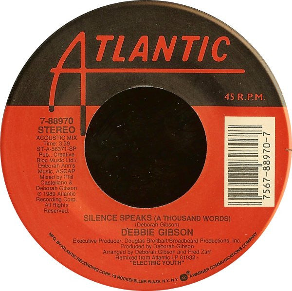 Debbie Gibson – Lost In Your Eyes [7" 45 RPM Single] (Usado)
