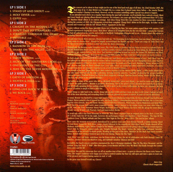 Dio – Holy Diver Live [Special Edition Red Vinyl 3LP] (Usado)