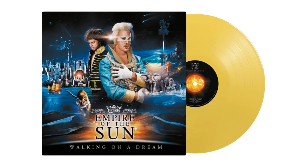 Empire Of The Sun ‎– Walking On A Dream [Limited Edition Repress Yellow Marbled Vinyl]