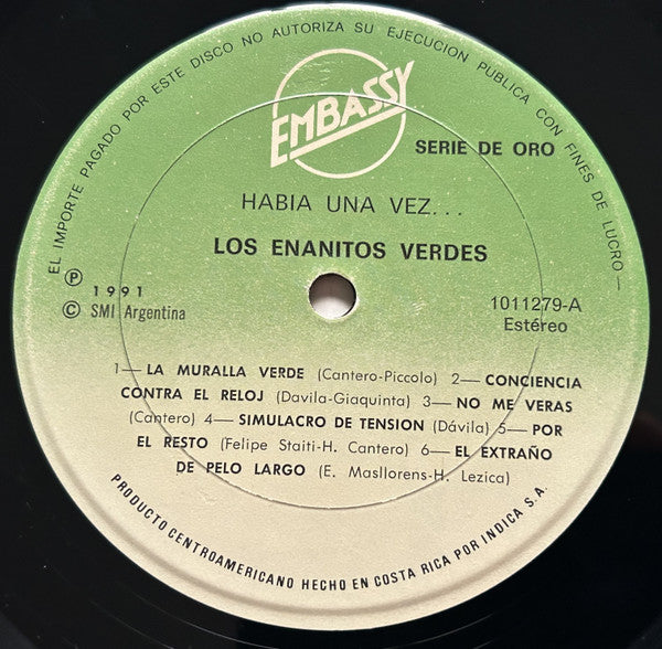 Enanitos Verdes – Había Una Vez... (Grandes Éxitos) (Usado)