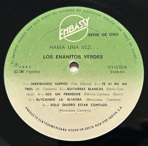 Enanitos Verdes – Había Una Vez... (Grandes Éxitos) (Usado)