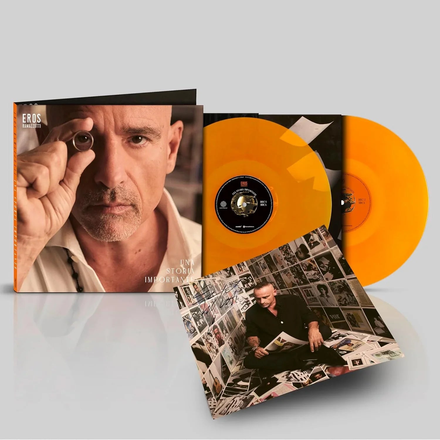 Eros Ramazzotti – Una Historia Importante [Orange Vinyl Firmado]