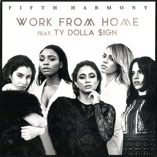 Fifth Harmony Feat. Ty Dolla $ign – Work From Home [12" 45 RPM  Single Limited Edition Pink Splatter] (Usado)