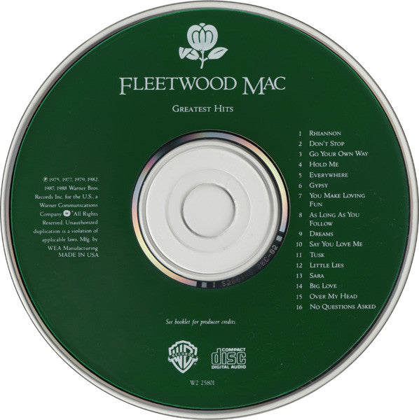Fleetwood Mac – Greatest Hits [CD Usado] 💿