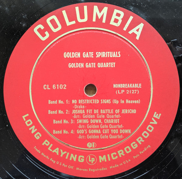 Golden Gate Quartet – Golden Gate Spirituals [LP 10" Album] (Usado)