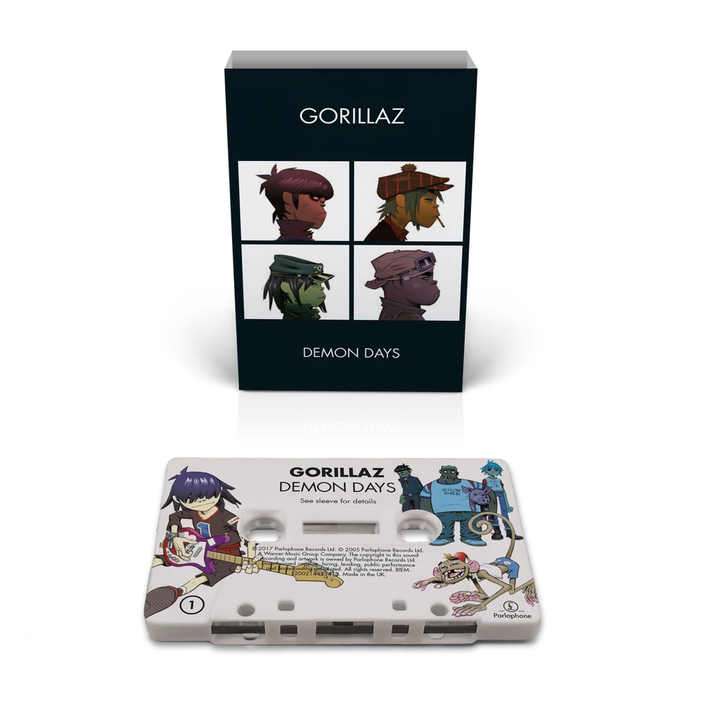 Gorillaz - Demon Days [White Cassette with on Body Printing] (Pre-Orden: 04/12/2026)