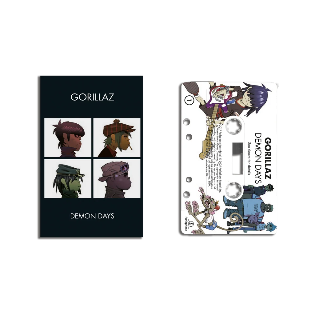 Gorillaz - Demon Days [White Cassette with on Body Printing] (Pre-Orden: 04/12/2026)