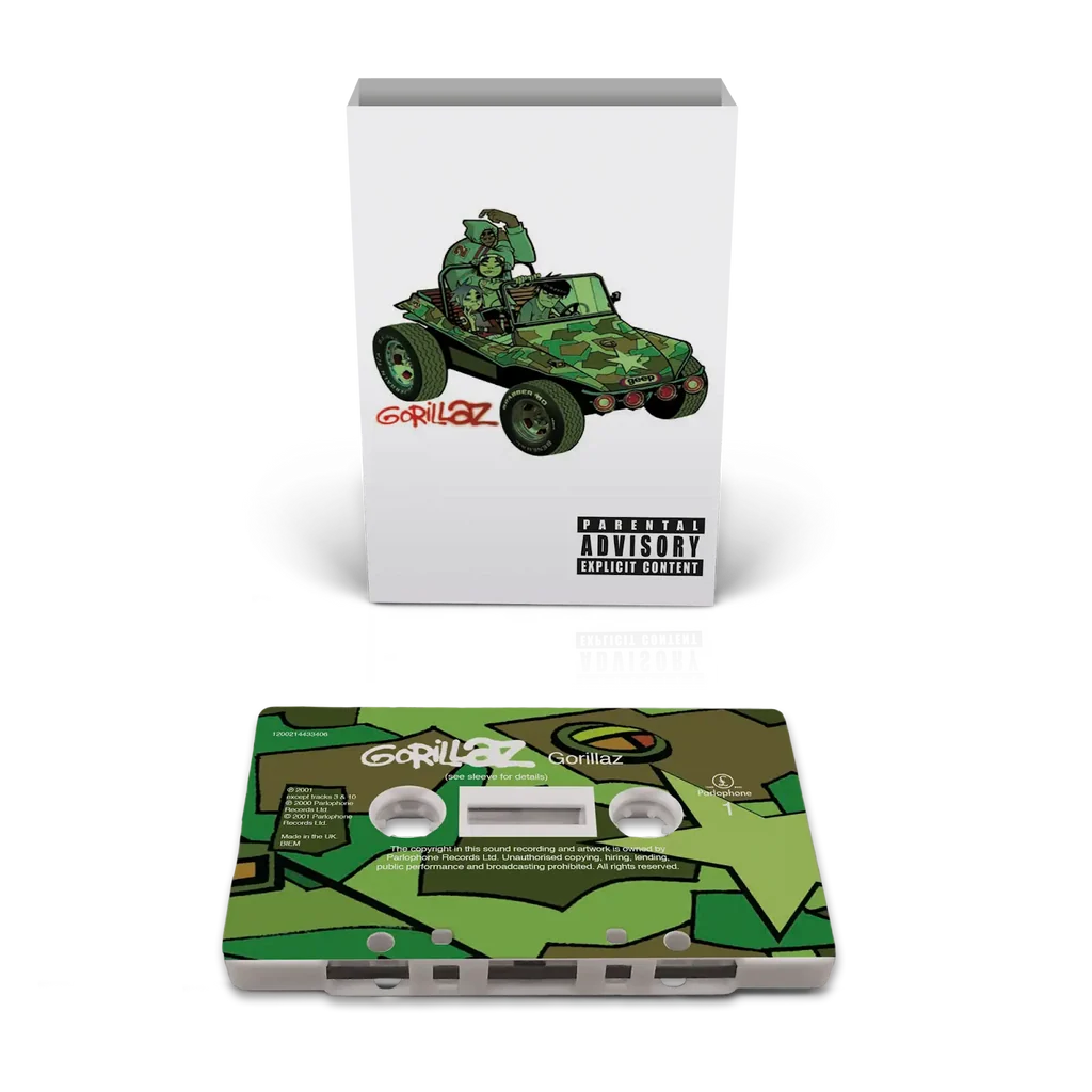 Gorillaz - Gorillaz [White Cassette with Camouflage Print] (Pre-Orden: 04/12/2026)