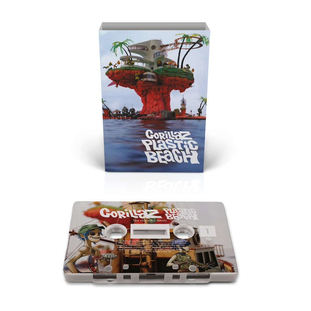 Gorillaz - Plastic Beach [White Cassette with on Body Printing] (Pre-Orden: 12/04/2026)