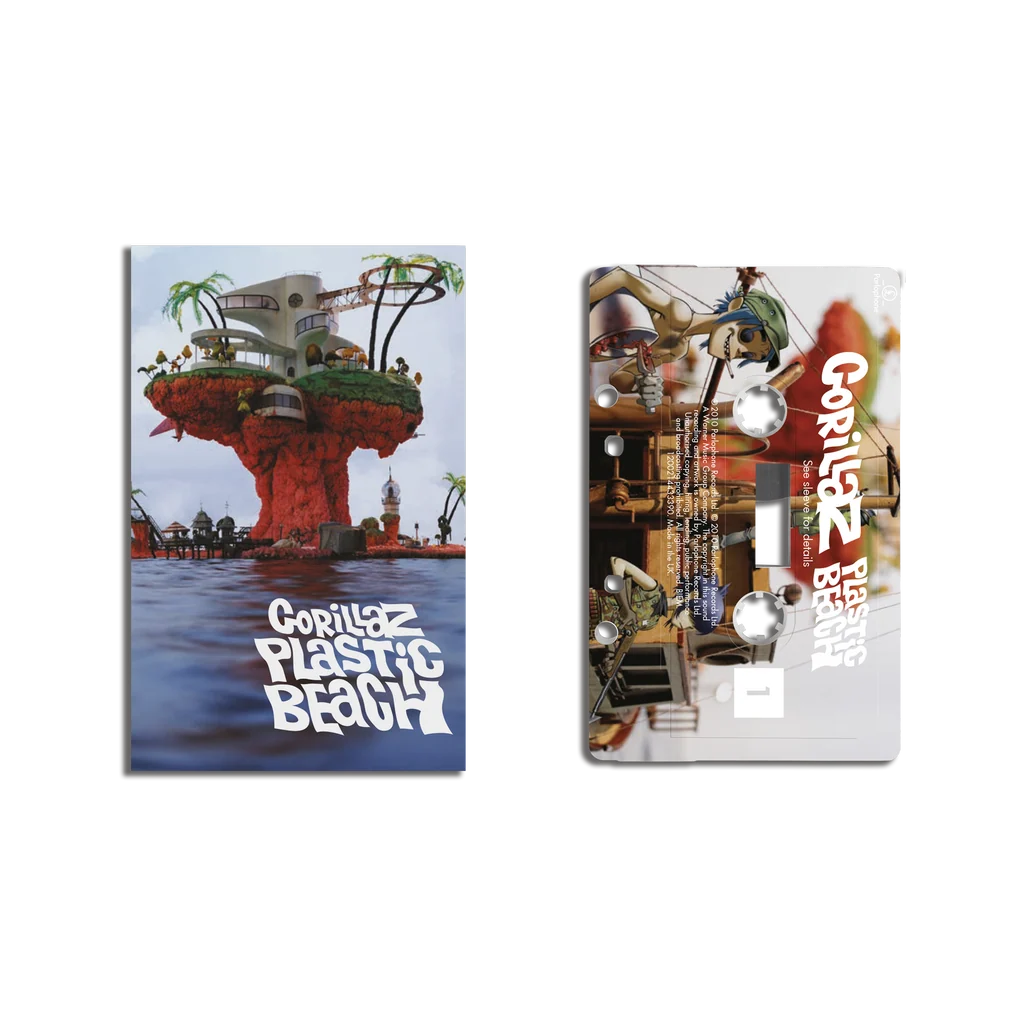 Gorillaz - Plastic Beach [White Cassette with on Body Printing] (Pre-Orden: 04/12/2026)