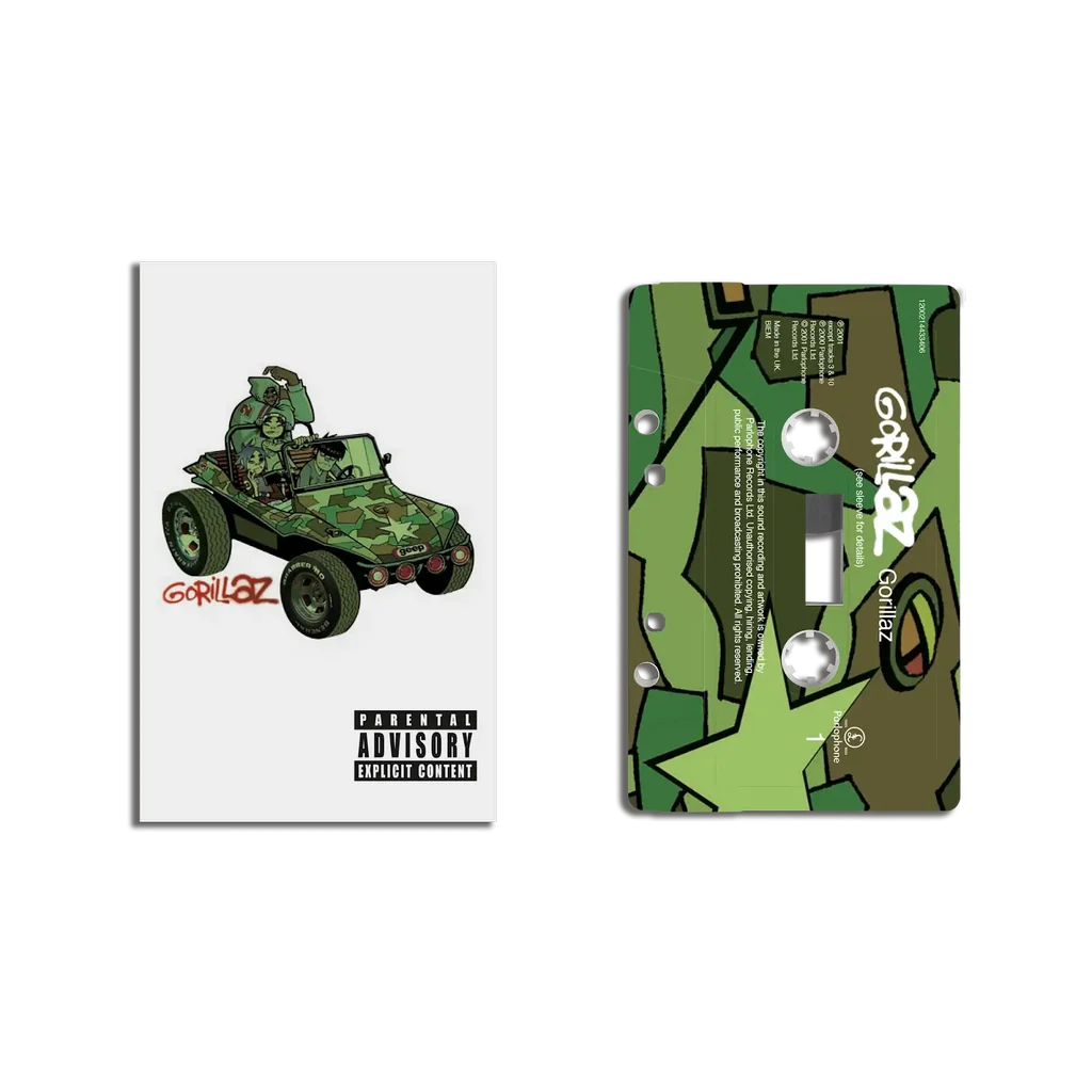 Gorillaz - Gorillaz [White Cassette with Camouflage Print] (Pre-Orden: 04/12/2026)