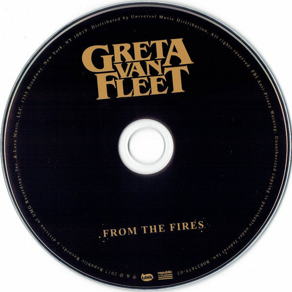 Greta Van Fleet – From The Fires (CD Usado) 💿