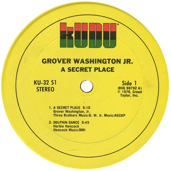 Grover Washington, Jr. – A Secret Place (Usado)