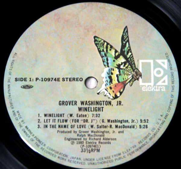 Grover Washington, Jr. – Winelight (Usado) 🇯🇵