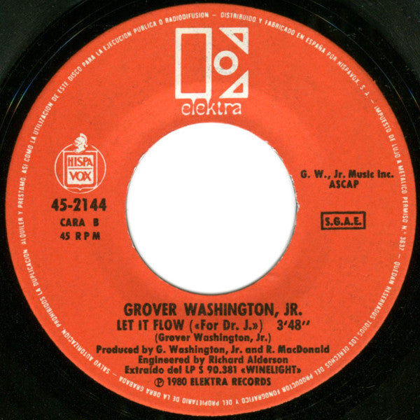 Grover Washington, Jr. – Winelight [7" 45 RPM Single] (Usado)