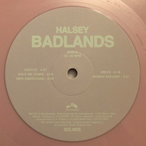 Halsey – Badlands [Pink Colored Vinyl] (Usado)