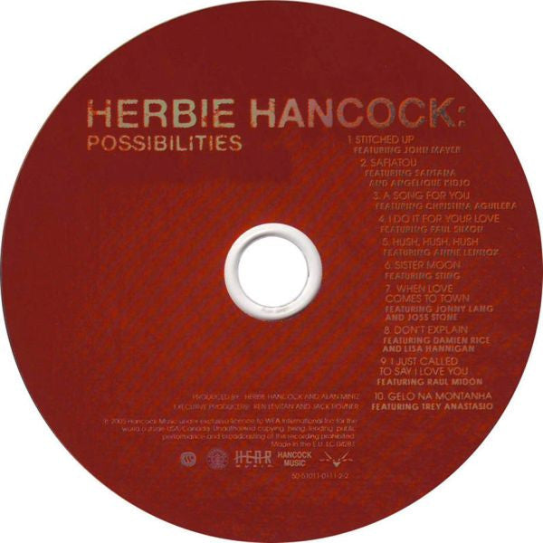 Herbie Hancock – Possibilities [CD Usado] 💿