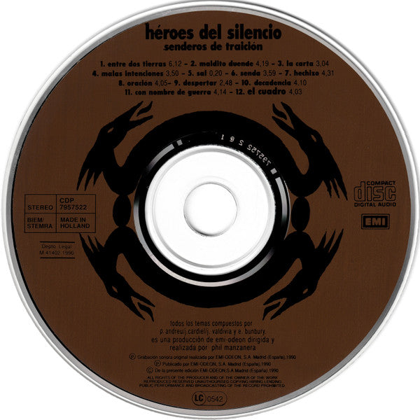 Héroes Del Silencio – Senderos De Traición (CD Usado) 💿