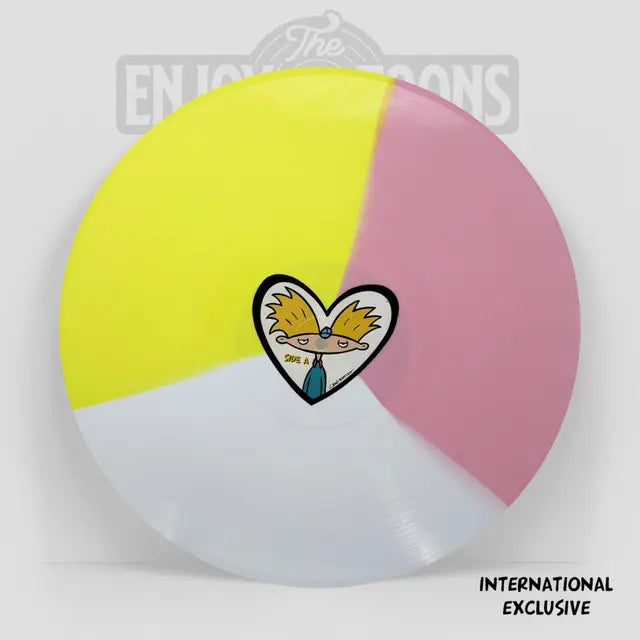 Jim Lang – Hey Arnold! The Music. Vol 1 [Limited 'Helga Pie Chart' Yellow/Pink/White Coloured Vinyl] (Pre-Orden 03-07-2026)