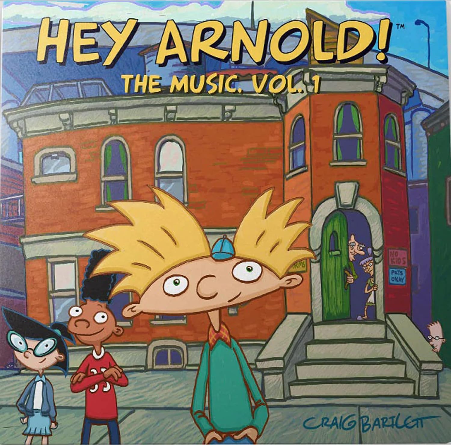 Jim Lang – Hey Arnold! The Music. Vol 1 [Limited 'Helga Pie Chart' Yellow/Pink/White Coloured Vinyl] (Pre-Orden 03-07-2026)