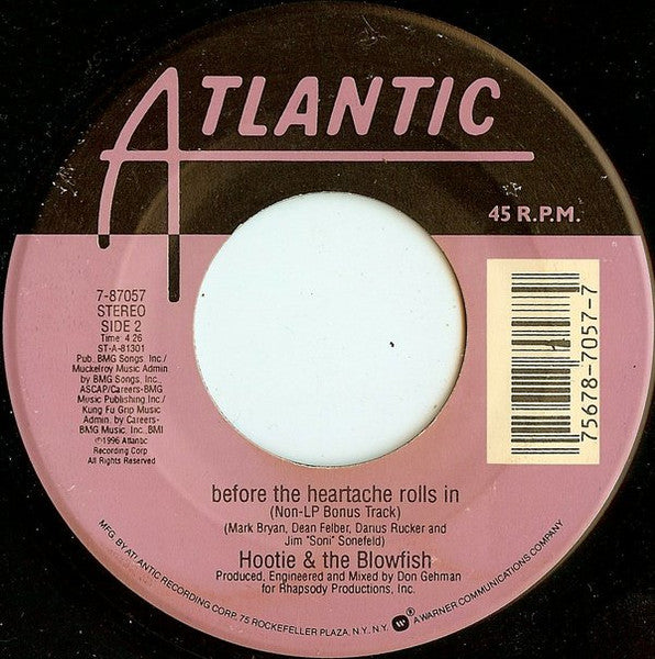 Hootie & The Blowfish – Old Man & Me (When I Get To Heaven) [7", 45 RPM Single] (Usado)