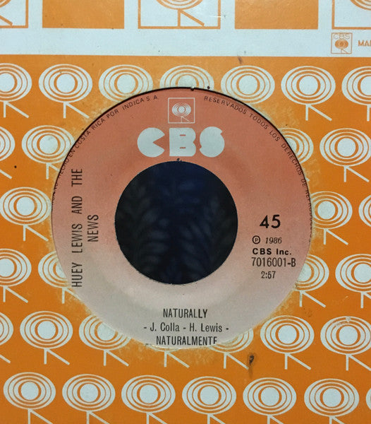 Huey Lewis & The News – Hip To Be Square [7" 45 RPM Single] (Usado)