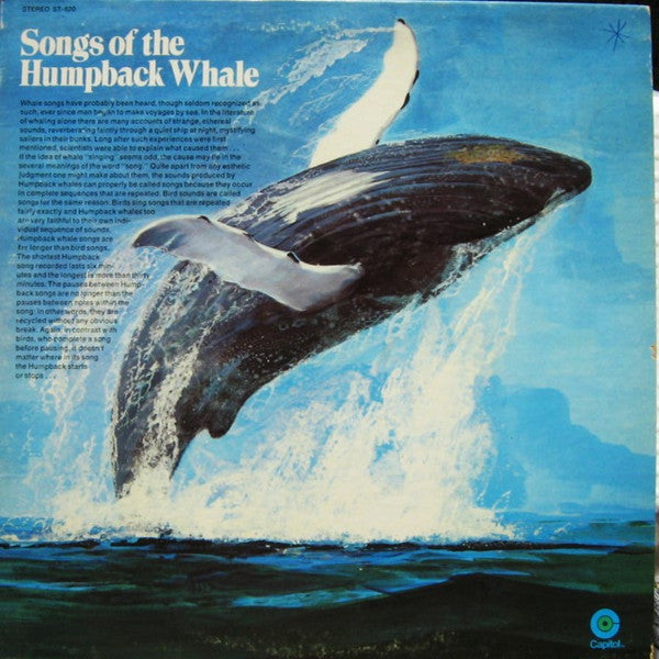 Humpback Whale ‎– Songs Of The Humpback Whale (Usado)