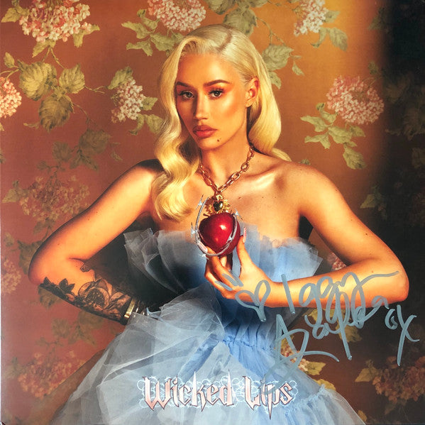 Iggy Azalea – Wicked Lips [12" 45 RPM EP Blue Swirl Vinyl - FIRMADO A MANO] (Usado)