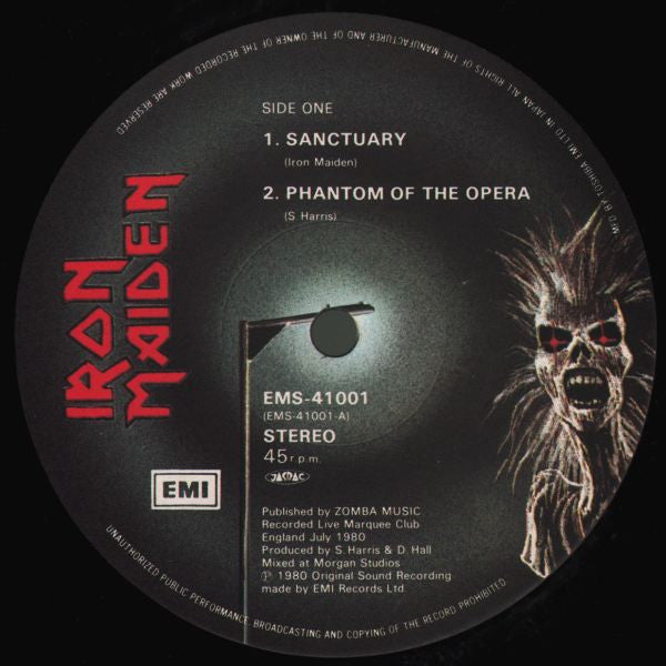 Iron Maiden – Live!! +One [12" 45 RPM EP Stereo] (Usado) 🇯🇵