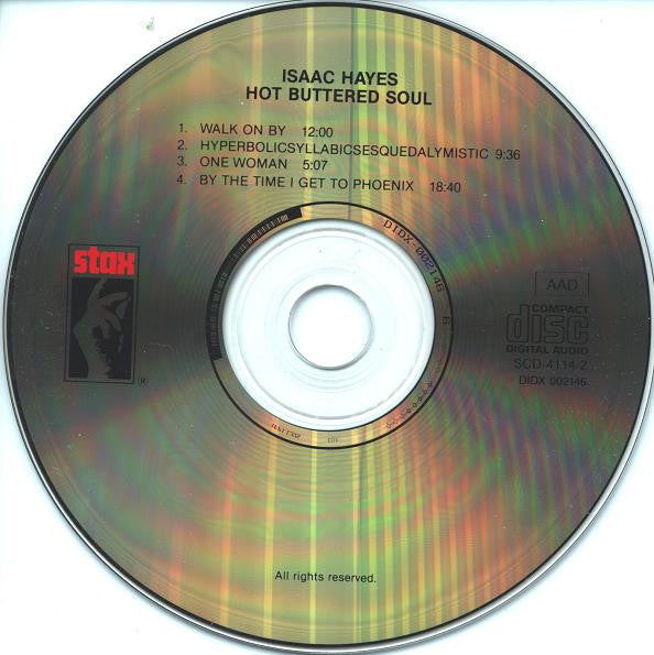 Isaac Hayes – Hot Buttered Soul (CD Usado) 💿