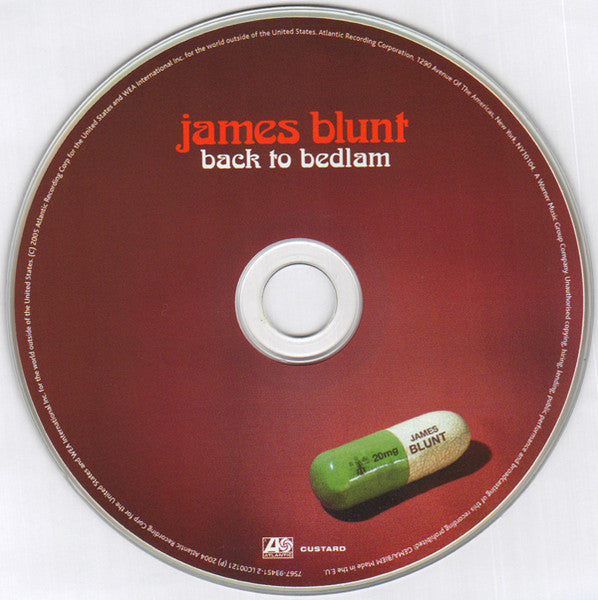 James Blunt – Back To Bedlam [CD Usado] 💿