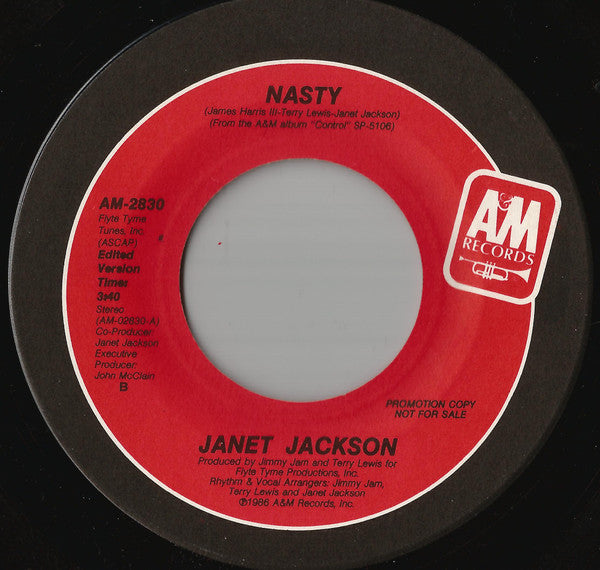 Janet Jackson – Nasty [7" 45 RPM Single] (Usado)