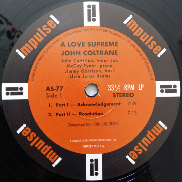 John Coltrane – A Love Supreme (Usado) [Acoustic Sounds Series]