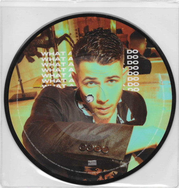 Jonas Brothers – What A Man Gotta Do (Nick Version) [7" Single Limited Edition Picture Disc] (Usado)