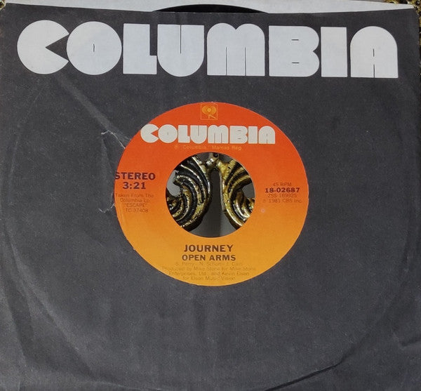 Journey – Open Arms [7" 45 RPM Single] (Usado)
