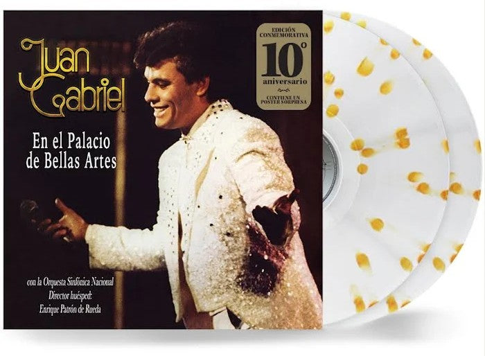 Juan Gabriel - En El Palacio De Bellas Artes [Edición Aniversario Clear w/ Gold Spots Vinyl] (Pre-Orden 11/09/2026)