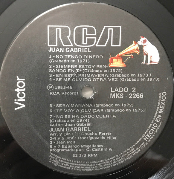 Juan Gabriel – 15 Éxitos Con Juan Gabriel Grabaciones Originales (Usado)