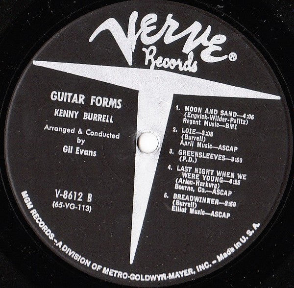 Kenny Burrell – Guitar Forms (Usado)