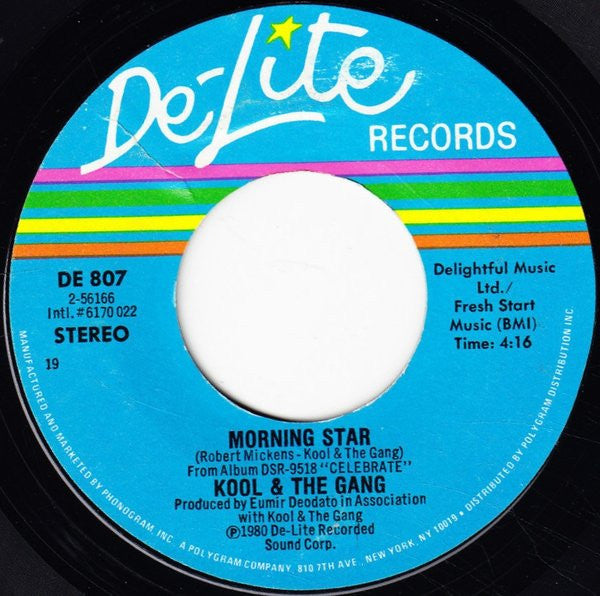 Kool & The Gang – Celebration / Morning Star [7" 45 RPM Sigle] (Usado)