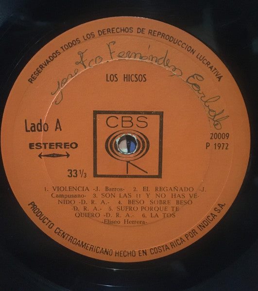 Los Hicsos – Los Hicsos (Usado)