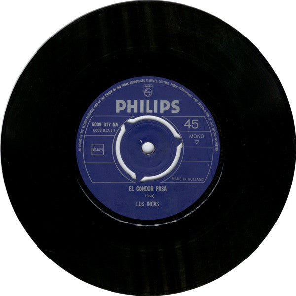 Los Incas – El Cóndor Pasa / O'Cangaceiro [7" Single Mono 45 RPM] (Usado)