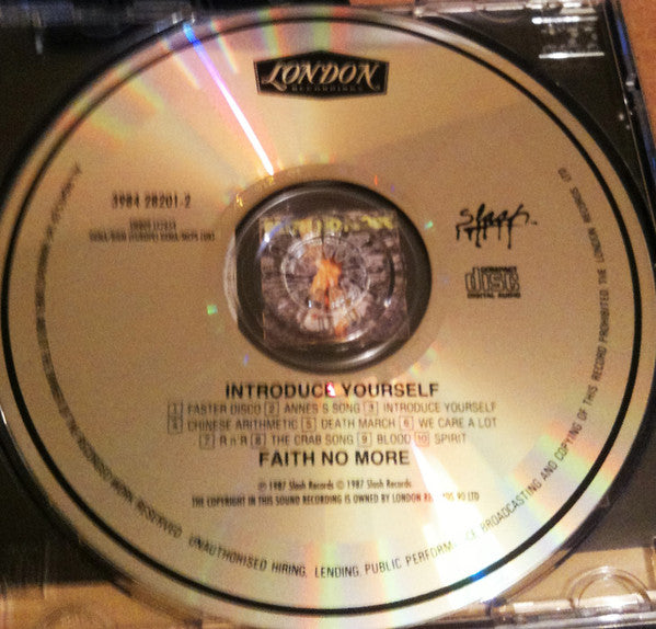 Faith No More – Introduce Yourself [CD Nuevo] 💿 🇺🇸
